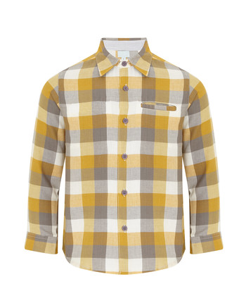 Yellow Checked Shirt