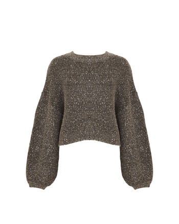 Sequin Grey Jumper