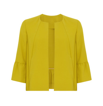 Jacke, kurz, Senfgelb