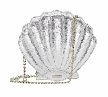 Silver Shell Cross Body Bag