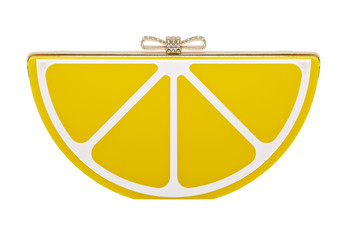 Lemon Clutch Bag