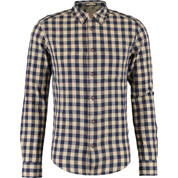 Blue Gingham Print Shirt