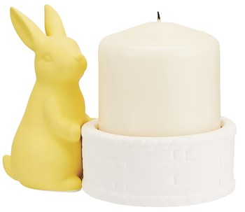 Easter Decs Rabbit Candle Holder