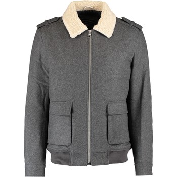 Charcoal-Grey Harrington Jacket