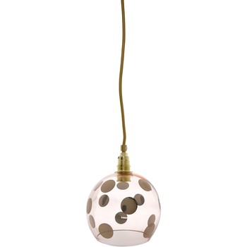 Lampe mit pinken Polkadots