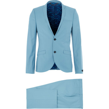 Sky Blue Tree Piece Suit