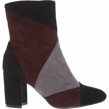 Multicoloured Heeled Ankle Boots