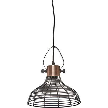 Black Wire Dome Pendant Light