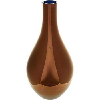 Copper Tone Hand blown Vase
