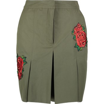 Culotte, Khaki, Blumenmuster