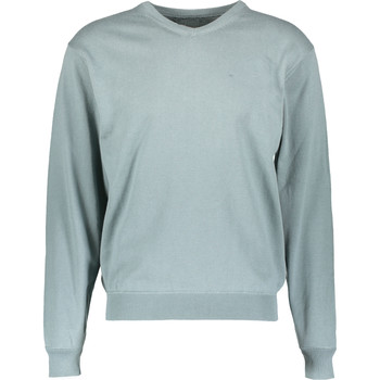 Green Knitted V Neck Pullover