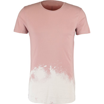 Pink Spray Paint Effect T Shirt