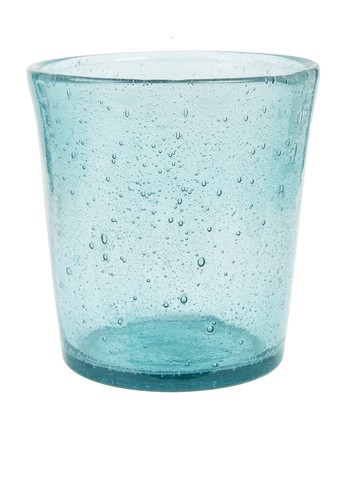 Glas Vase; Aqua