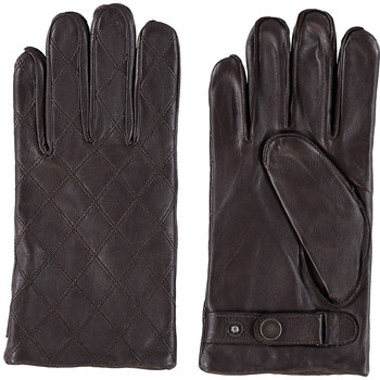 Handschuhe Leder dunkelbraun gefüttert