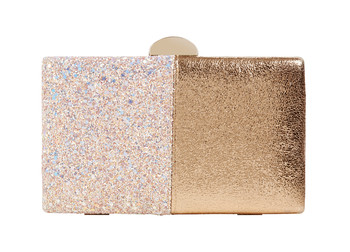 Gold Glitter Clutch