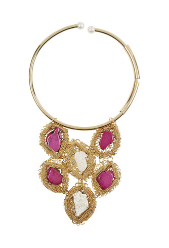 Halsreif, Pink- Gold