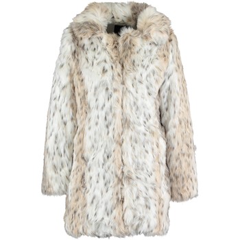 Mantel, hell, Plüsch