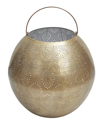 Gold Globe Lantern