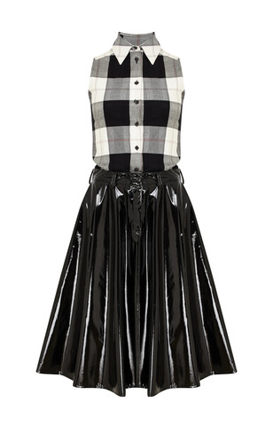 Kleid, Schwarz Weiss