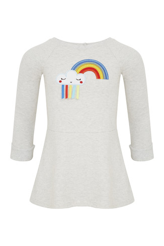 Kleid mit Regenbogen