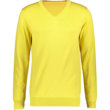 Yellow V-Neck Jumper