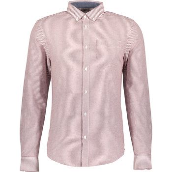 Red & White stripped Oxford Shirt