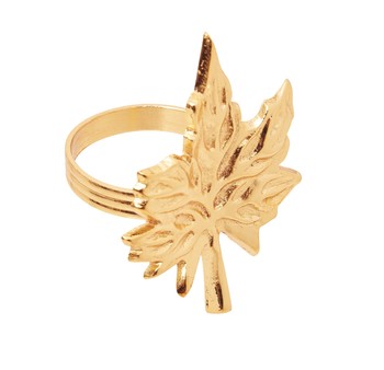 Gold Leaf Napkin Holder