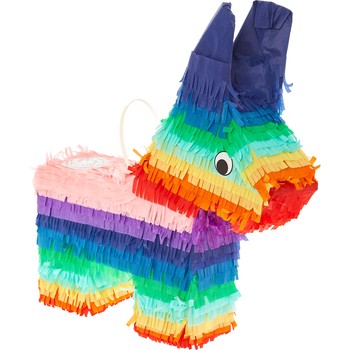Multicoloured Donkey Piñata