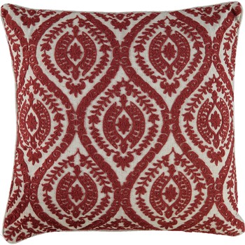 Gestickter Polster in Rost