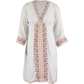 Bluse, Weiss, Bohemien