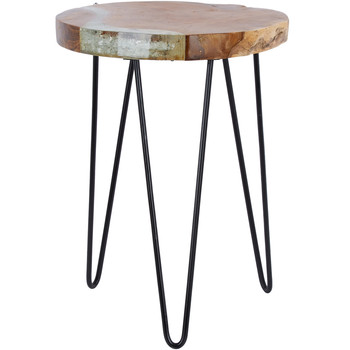 Icy Wooden Side Table