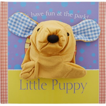 Brown Little Puppy Book & Hand Puppet